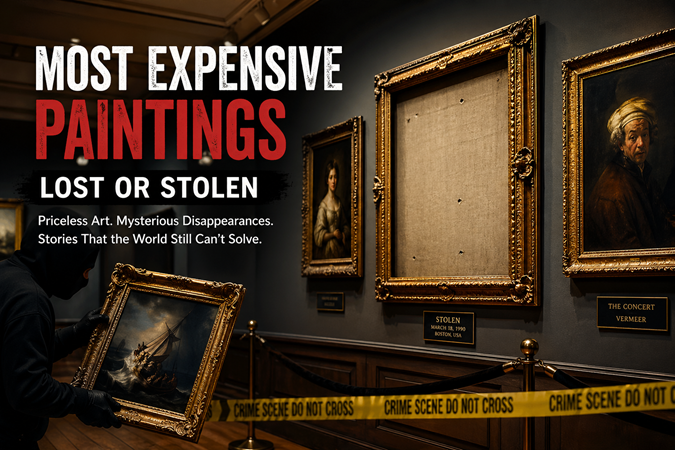 Stolen Masterpieces Worth Billions: The World’s Most Expensive Missing Paintings