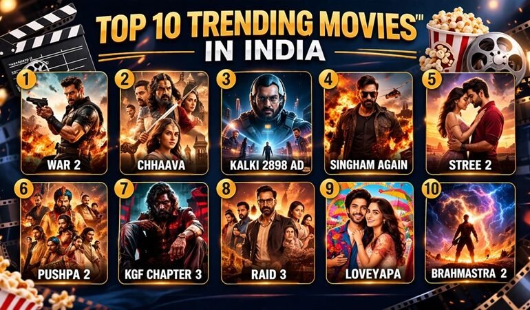 Top 10 Blockbuster Movies in India That Are Trending Now