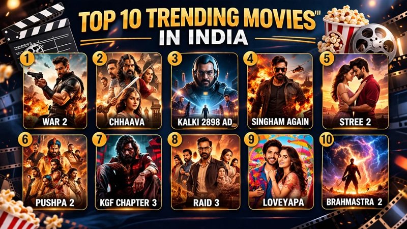 Top 10 Blockbuster Movies in India That Are Trending Now