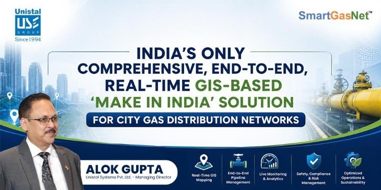 India’s Only Comprehensive, End-to-End, Real-Time GIS-Based ‘Make in India’ Solution for City Gas Distribution Networks