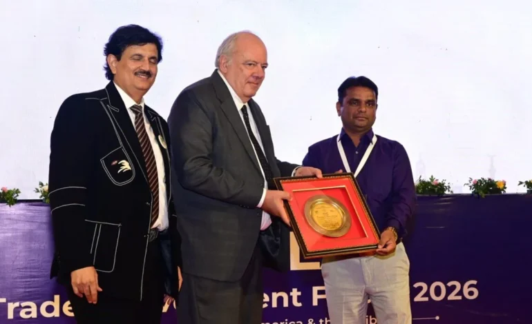 Anand Kadam Honoured with Business Excellence Award at India–LAC Forum 2026